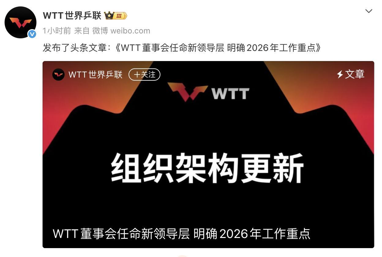 kaiyun-刘国梁卸任WTT董事会主席， 国际乒联主席佩特拉·索林接任